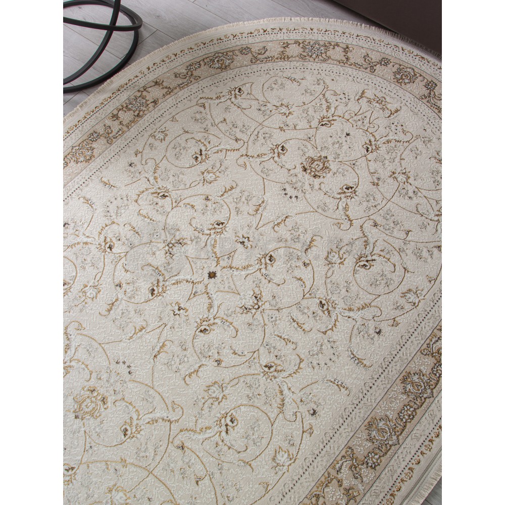 Ковер M101B - CREAM / CREAM - Овал - коллекция ZARINA Ковер M101B - CREAM / CREAM - Овал - коллекция ZARINA