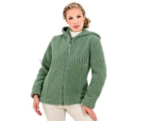 Куртка из овечьей шерсти "Барбара", зеленый мох