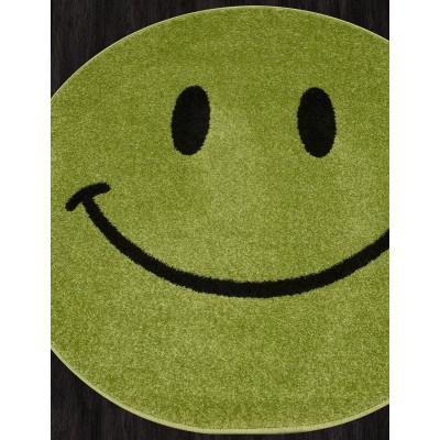 Ковер NC19 - GREEN - Круг - коллекция SMILE 2