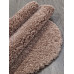 Ковер L001 - LIGHT BROWN - Круг - коллекция SHAGGY TREND