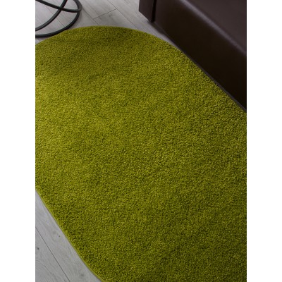 Ковер T600 - GREEN 2 - Овал - коллекция LANA