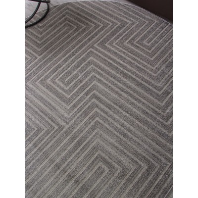 Ковер F412 - LIGHT GRAY - Овал - коллекция DIOS