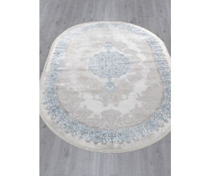 Ковер L270A - CREAM SHRINK / BLUE FDY - Овал - коллекция EFSAN