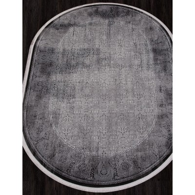 Ковер SI003G - GREY / GREY - Овал - коллекция LISSABON
