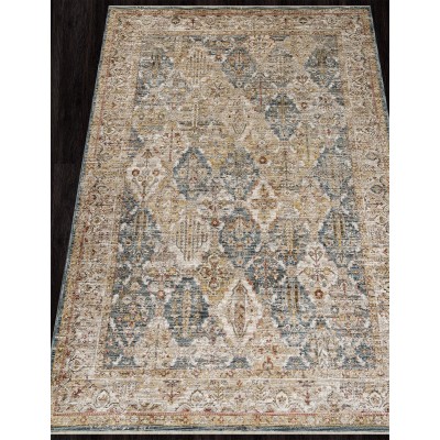 Ковер LB184A - BLUE - Прямоугольник - коллекция SHANTI