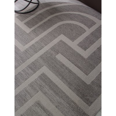 Ковер F439 - LIGHT GRAY - Овал - коллекция DIOS