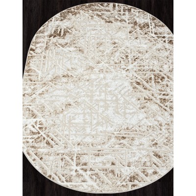Ковер O1704 - 665 CREAM / VIZON - Овал - коллекция ANTEP