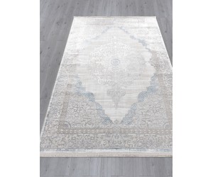 Ковер L279A - CREAM SHRINK / BLUE FDY - Прямоугольник - коллекция EFSAN