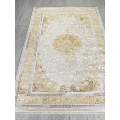 Ковер A064A - CREAM / GOLD FDY - Прямоугольник - коллекция ZARINA