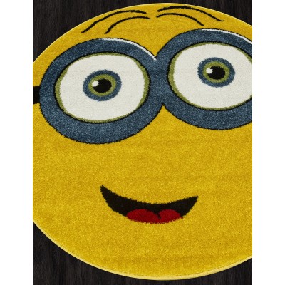 Ковер NC13 - YELLOW - Круг - коллекция SMILE